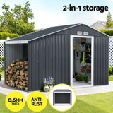 Giantz Garden Shed 3.22x1.96M Outdoor Storage Tool Workshop House Shelter SHED-GAB-6X11X6-ABC