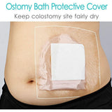 25 Pcs Waterproof Ostomy Shower Cover 8"x8" Stoma Bath Protector Shield Dressing Bandage for V1370-AZ4-17855