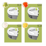 Vegetable Spiralizer Zucchini Noodles Maker 4 Built-in Spiral Slicer Blade for Veggie Spaghetti V1192-AZ-W-2573