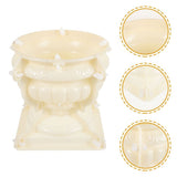 Plastic Flower Pot Mold for DIY Concrete Planter Making Reusable Beige Mold V1369-AZ3-W-18180