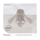 Kitchen Sink Soap Dispenser Brushed Nickel,Under-Sink Soap Dispenser with Silicone Extension Tube V1370-AZ4-07869