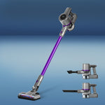 Devanti Stick Vacuum Cleaner Bagless Cordless 120W Purple VAC-CL-H-SC2-PP