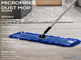 24 inch Microfiber Dust Mop Medium Washable Commercial Mop Head Replacement, Pack of 3 V1258-DP02-WO-703