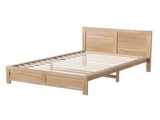 Artiss King Single Bed Frame Wooden Bed Base WBED-F-OATMEAL-KS-NA-AB