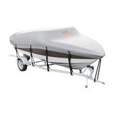 Boat Cover 600D Waterproof 16-18.5 ft Boat Cover V-Hull Tri-Hull Runabout V952-TYCZ600D1618F6PXLV0
