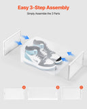 VEVOR Shoe Storage Boxes 12 Pack Stackable Storage Organizers US Size 11 White V952-KDDBTMKKXHQKIHDHI001V0