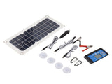 Solar Panel Kit 30W Solar Panel 18V 5V USB Dual Output 12V 24V Controller Set for Outdoor Camping V1294-YM0706-3111230201311
