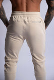 HARD HITTERS SLIM FIT TERRY JOGGERS BEIGE SMALL V697-SLIM-FIT-TERRY-JOGGERS-BEIGE-SMALL