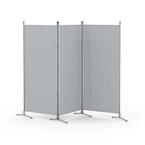 Artiss 3 Panel Room Divider Screen 260x180cm Fabric Grey RD-D-PLY-260-GY