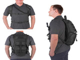 Tactical Hydration Pack Backpack 900D with 3L Bladder for Hiking, Biking, Running, Walking and V1192-AZ-W-10368