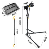 Bike Repair Rack 360 Rotating 40 to 63Inch Height Adjustable Home Bicycle Mechanic Stand Anti-Slip V985-BICYCLEREPAIRRACK