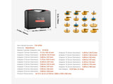 Brake Master Bleeder Kit, 17 Pcs, Professional Brake Bleeder Adapter Set with Complete Kit & Handle, V952-CCYGHSPQTJ17GSTKOV0