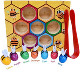 Wooden Bee Toddler Fine Motor Skill Toy - V178-12748