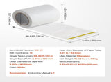 Drywall Mesh Tape, 150mm W x 30m L Self-Adhesive Fiberglass Drywall Joint Tape, 12 Rolls Dry Wall V952-GQJDZZBLXWW1OR340001V0