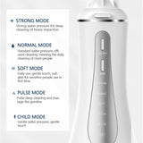 Orku Portable Oral Irrigator Flosser 350ml - Rechargeable Water Dental Teeth Cleaner V238-SUPDZ-40125763289168