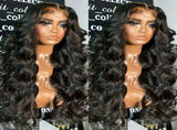 28-Inch Black Wig - Long Straight Synthetic Hair Wig for Daily Wear & Cosplay V1192-D9