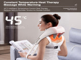 Wireless U-Shaped Neck and Shoulder Massager with Adjustable Strap for Home Office and Full Body V1341-ZY-GBUKAY9K-GREY
