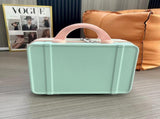 Personalized stylish and lightweight blue and pink mini suitcase for short trips V888-ELOSUNG25053