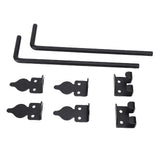 2Pcs Heavy Duty Cane Bolt Gate Drop Rod Efficient Locking Weather Proof Steel Gate Bolt Hardware for V1294-YM0901-3111250060511