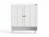 Artiss Shoe Rack Cabinet Storage Cupboard 3 Adjustable Shelves White FUR-S-SHOE-75-WH-AB