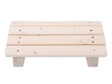 Wooden Tilted Desk/Bathroom Foot Rest Stool, 30*20*11cm V1263-JX-4987
