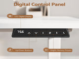 Artiss Standing Desk Electric Adjustable Ergonomic Office Table 100cm White HASD-ET156E-100-WH