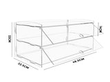 Alston 2-Tier Bakery Display Case Pastry Acrylic Cupcake Donuts Cake Pastry Clear Display V985-BAKERYDISPLAYCASE