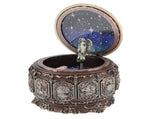Vintage Music Box with 12 Constellations Rotating Goddess Twinkling LED Light V1294-YM0901-JY20436-10