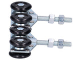 2Pcs Sliding Door Hanging Wheel Suspension Pulley Roller Glass Door Hardware Accessory V1294-YM0901-3114210065011