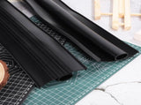 16ft Extra Thick Garage Door Bottom Seal EPDM Weatherstrip Black for Insulation and Soundproofing V1369-AZ3-W-16824