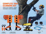 Tree Climbing Spikes Set, 1 Pair Alloy Steel Climbing Spurs with Safety Rope and Safety Harness, V952-PSZZPZCZHKPZ0IXFTV0