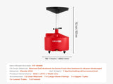 68L Waste Oil Drain Tank, Industrial Fluid Drain Tank with Adjustable Funnel Height, Portable Oil V952-SDLSPYPSL18GVK731001V0