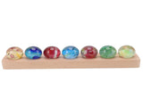 Ball Night Light 3D Effect Color Variation Painting Process Built in LED Glass Sapele Beech Crystal V1294-YM0717-3115220082513