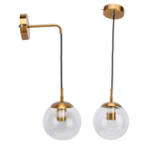 Modern Retro Wall Lamp Decorative Minimalis Glass Ball E27 Wall Light for Living Room Bedroom Study V1294-YM0715-3119210305711