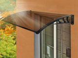 Mountview Window Door Awning Outdoor 1M X 1.5M Brown 1x1.5M OD1006-1X1.5-BK