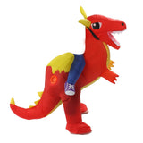 Inflatable Costume Dinosaur Riding Funny Costume Riding Blow Up Costume For Indoor Outdoor Adult V1294-YM0521-3115230019711