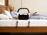 Bed Rail for Elderly, Bedside Assist Rails with PU Handrail, Adjustable Height Pipe Bedside Cane, V952-WZTSCBSWTBZCVD110001V0