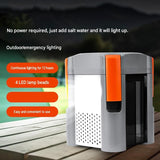Saltwater Powered LED Camping Lantern - Emergency Light with 72 Hour Runtime, No Battery Required, V888-ELOSUNG56221