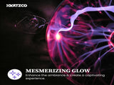 Plasma Ball Lamp - Touch & Sound Sensitive USB-Powered Globe for Decor, Parties & STEM Learning V1107-CS-DLZD2