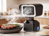 Devanti Portable Range Hood Desktop Exhaust Fan Adjustable Dual Filters Black PRH-50ML-BK