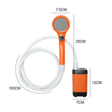 Portable Camping Shower IPX7 Waterproof Outdoor Shower Water Pump with Rechargeable Battery and V985-CAMPINGSHOWER