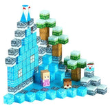 Magnetic Blocks, 150 PCS Glacier Castle Set, Magnetic Building Cubes for Kids, STEM Montessori V952-CLKGNBBCCB10KYF3L001V0