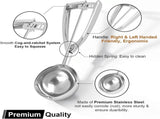 Ice Cream Scoops Set 3 PCS Scoops for Baking, Fits Right & Left Handed, Stainless Steel V1259-DP01-A-3259