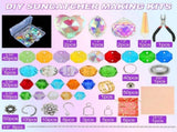 460PCS Adult Homemade Sun Catcher Maker Kit Crystal Sun Catcher Craft Set with Colorful Crystal V1366-AZ2-W-13451