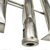 U Shaped Gas Grill Burner Tube Stainless Steel Adjustable Universal Replacement for Gas Grills V1189-LC-HW-00439