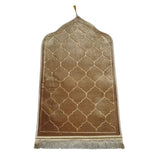 Thick Soft Velvet Muslim Rug, Portable Muslim Prayer Rug, Turkish Prayer Carpet,Carpet for Men and V1192-AZ-W-15268