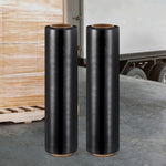 500mm x 400m Stretch Film Pallet Shrink Wrap 2 Rolls Package Use Plastic Black SF-50X400-2-BK