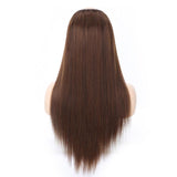 U-Shaped Long Straight Half Wig With Headgear - Linen PRL-7099407550DBT