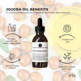 25ml Organic Jojoba Oil - Golden Pure Cold Pressed Seed For Hair Skin Nails V238-SUPDZ-40229591973968