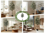 Artiss 210cm Artificial Olive Tree Faux Trees Indoor Decor Artificial Plants Lifelike Plant 2.1M AP-TREE-OLIVE-210